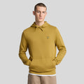Yellow - Front - Lyle & Scott Mens Pull Over Hoodie