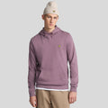 Purple - Front - Lyle & Scott Mens Pull Over Hoodie