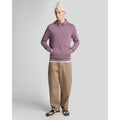 Purple - Back - Lyle & Scott Mens Pull Over Hoodie