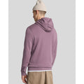 Purple - Side - Lyle & Scott Mens Pull Over Hoodie