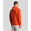 Red - Side - Lyle & Scott Mens Pull Over Hoodie