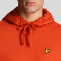 Red - Lifestyle - Lyle & Scott Mens Pull Over Hoodie
