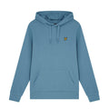 Light Blue - Pack Shot - Lyle & Scott Mens Pull Over Hoodie