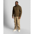 Light Brown - Back - Lyle & Scott Mens Pull Over Hoodie