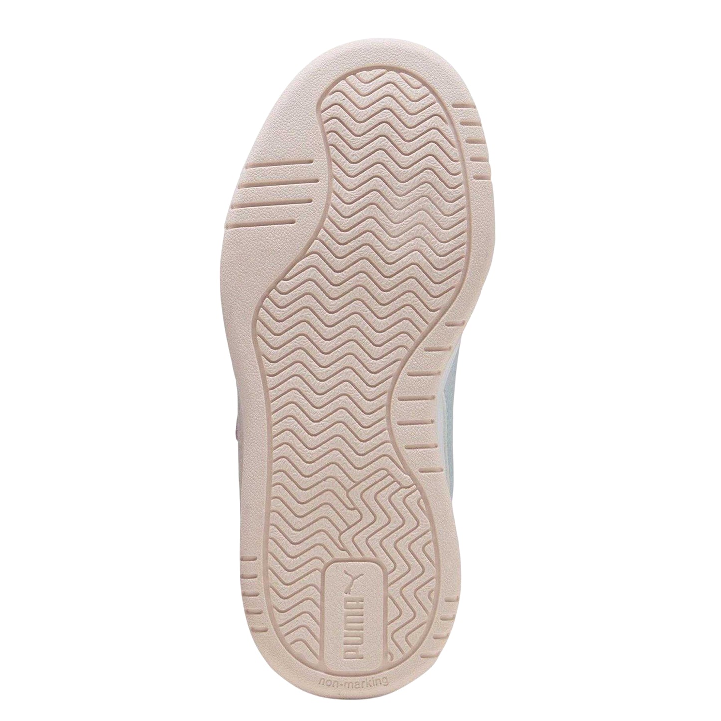 Blue-Blush Pink-White-Blue - Lifestyle - Puma Childrens-Kids Caven III Flat Trainers