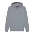 Grey - Front - Lyle & Scott Mens Pull Over Hoodie