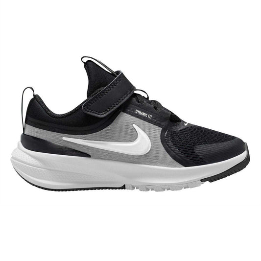 Black-Grey - Front - Nike Childrens-Kids Star Runner 5 Trainers