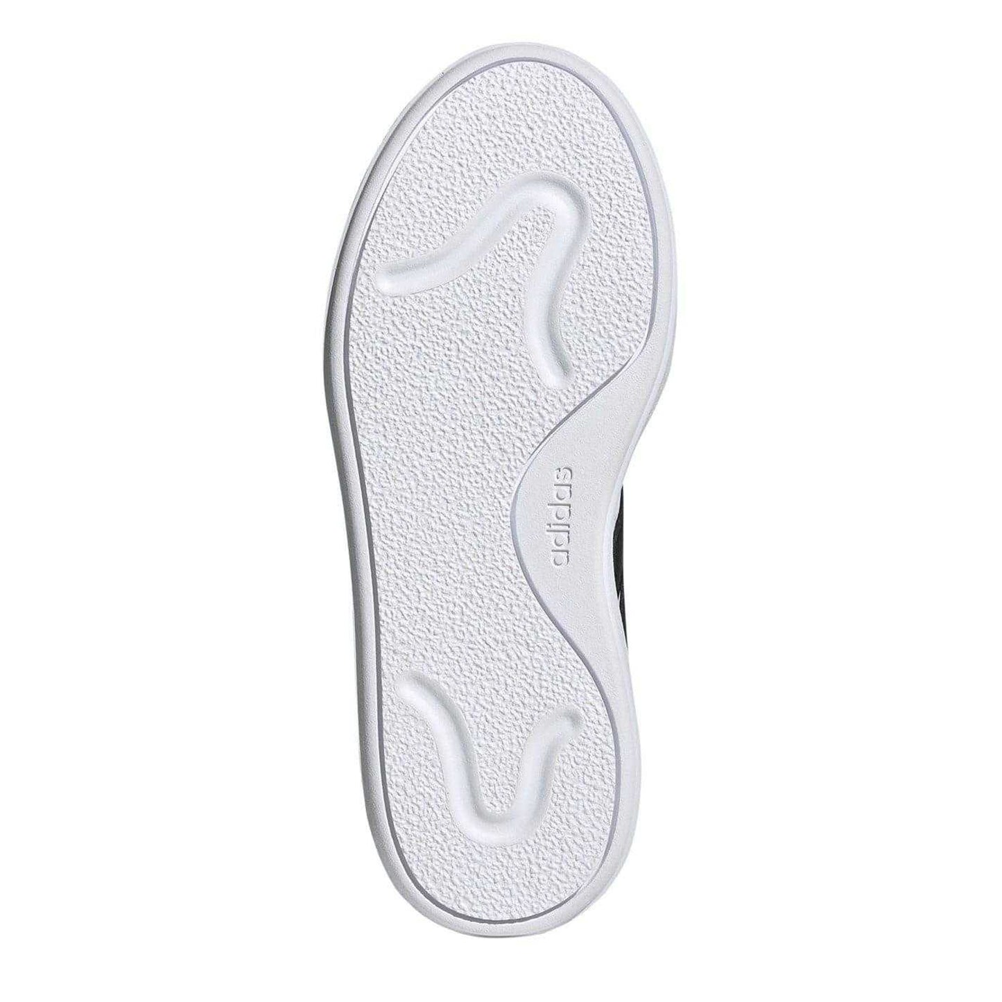 White-Black-Grey - Lifestyle - Adidas Childrens-Kids Courtblock 3 Stripes Court Shoes