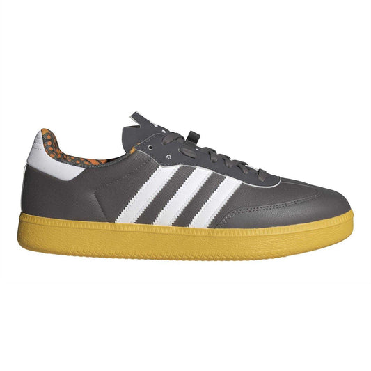 Charcoal - Front - Adidas Childrens-Kids Velosamba 3 Stripes Cycling Trainers