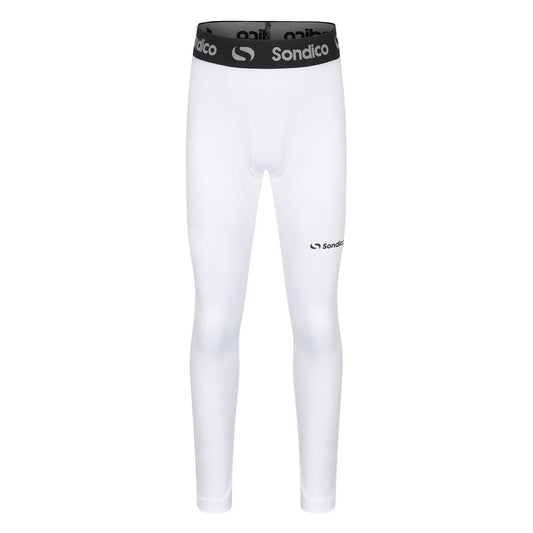 White - Front - Sondico Boys Core Base Layer Bottoms