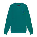 Dark Green - Front - Lyle & Scott Childrens-Kids Crew Neck Sweatshirt
