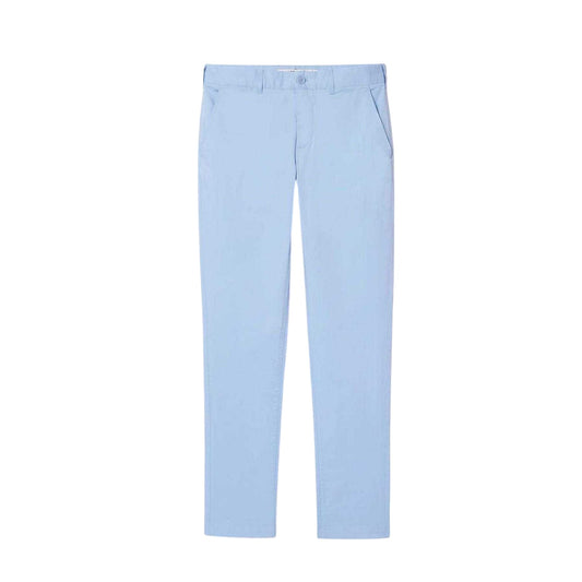 Blue - Front - Lacoste Mens Stretch Slim Trousers