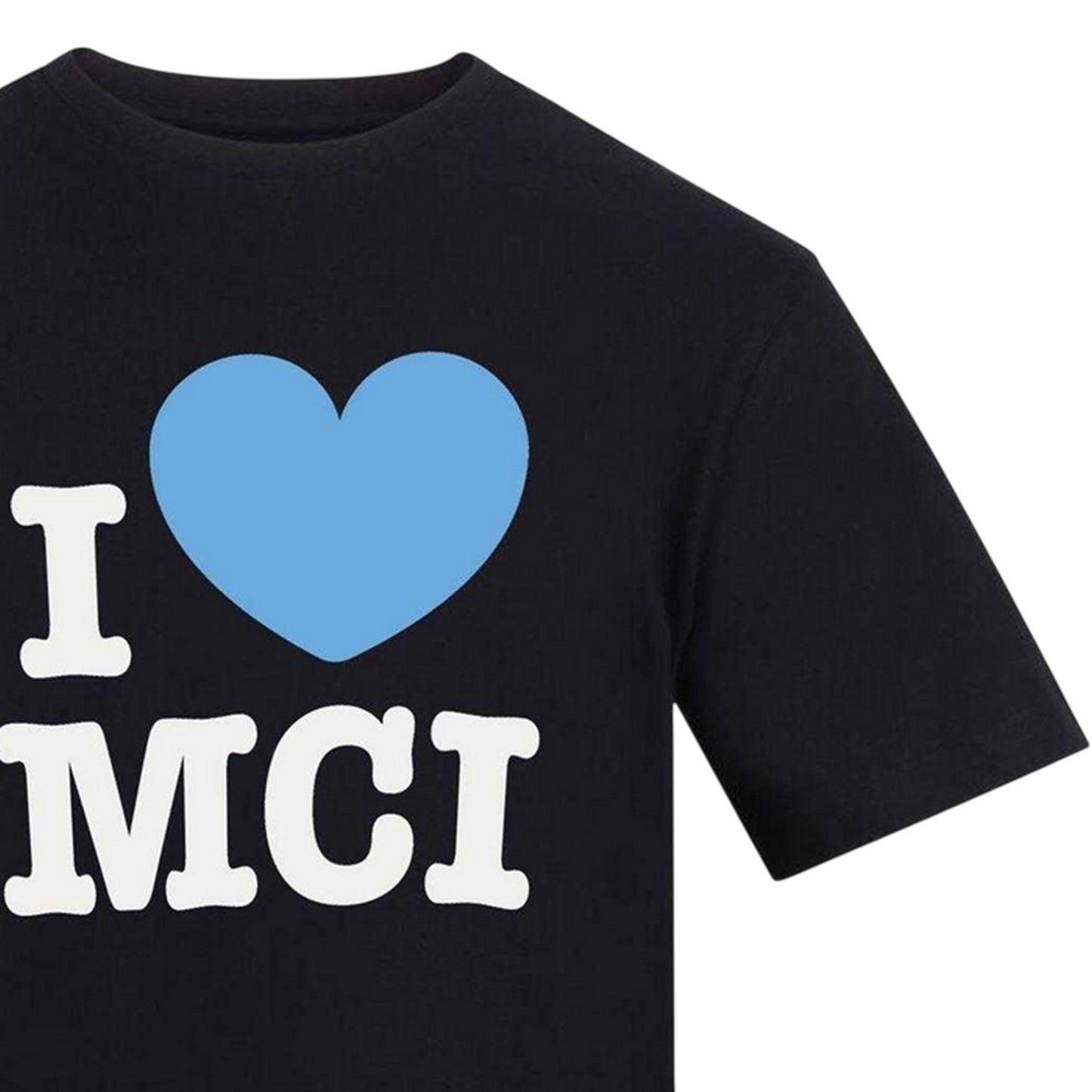 Black - Side - AWD Mens Carabao Cup I Love MCI Graphic Print T-Shirt