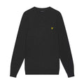 Charcoal - Front - Lyle & Scott Mens Merino Cotton V Neck Jumper