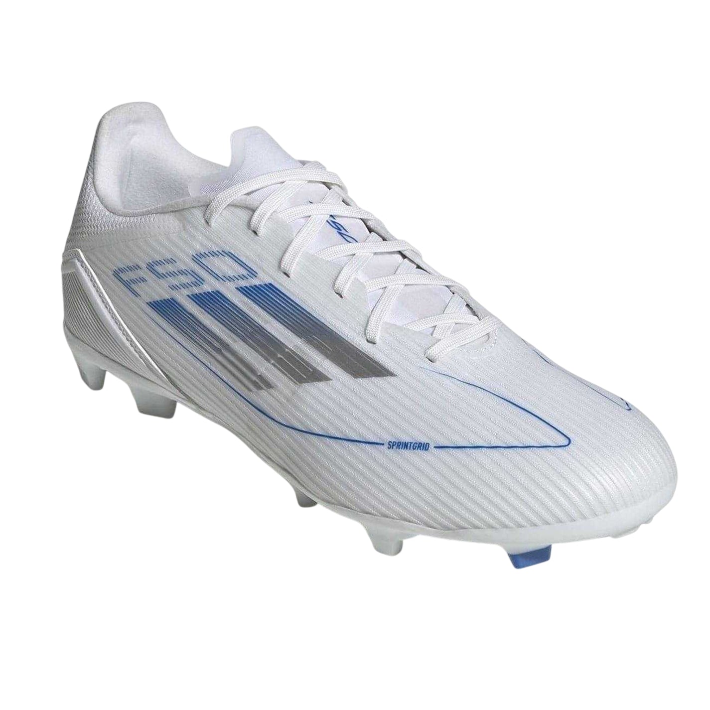 White - Pack Shot - Adidas Mens Messi F50 Firm Ground Football Boots