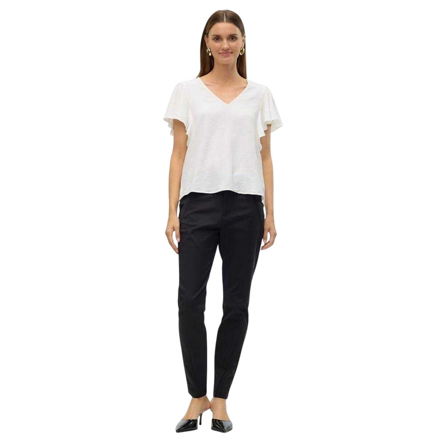 Black - Lifestyle - Vero Moda Womens-Ladies Victoria Trousers