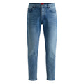 Blue - Front - Hugo Mens 634 Slim Jeans