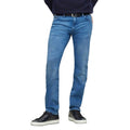 Blue - Side - Boss Mens Maine Denim Regular Jeans