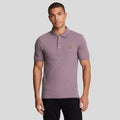 Mauve - Front - Lyle & Scott Mens Plain Polo Shirt