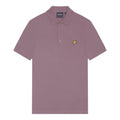 Mauve - Pack Shot - Lyle & Scott Mens Plain Polo Shirt