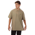 Beige - Front - Lyle & Scott Mens Plain Polo Shirt