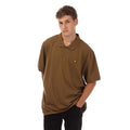 Brown - Close up - Lyle & Scott Mens Plain Polo Shirt