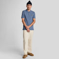 Slate Blue - Back - Lyle & Scott Mens Plain Polo Shirt