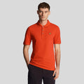 Red - Front - Lyle & Scott Mens Plain Polo Shirt