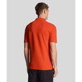 Red - Side - Lyle & Scott Mens Plain Polo Shirt