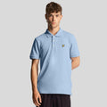 Light Blue - Front - Lyle & Scott Mens Plain Polo Shirt
