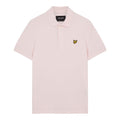 Light Pink - Pack Shot - Lyle & Scott Mens Plain Polo Shirt