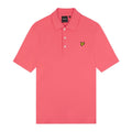 Pink - Front - Lyle & Scott Mens Plain Polo Shirt