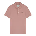 Mauve Pink - Pack Shot - Lyle & Scott Mens Plain Polo Shirt