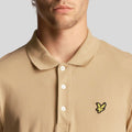 Light Beige - Lifestyle - Lyle & Scott Mens Plain Polo Shirt
