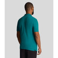 Teal - Side - Lyle & Scott Mens Plain Polo Shirt