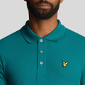 Teal - Lifestyle - Lyle & Scott Mens Plain Polo Shirt