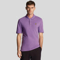 Purple - Front - Lyle & Scott Mens Plain Polo Shirt