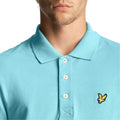 Blue - Pack Shot - Lyle & Scott Mens Plain Polo Shirt