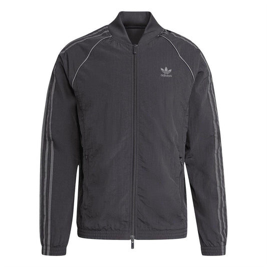 Black - Front - Adidas Mens Originals Superstar Track Jacket