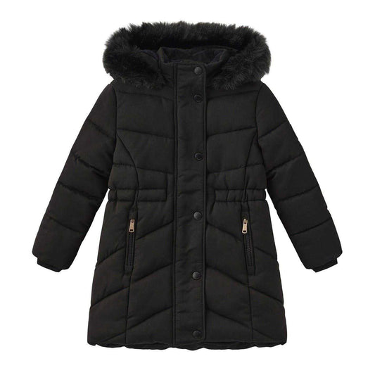 Black - Front - Firetrap Girls Bubble Padded Jacket