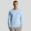 Light Blue - Front - Lyle & Scott Mens Crew Neck Sweatshirt