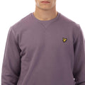 Pale Purple - Back - Lyle & Scott Mens Crew Neck Sweatshirt