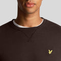Dark Brown - Lifestyle - Lyle & Scott Mens Crew Neck Sweatshirt
