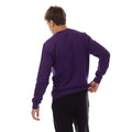 Purple - Side - Lyle & Scott Mens Crew Neck Sweatshirt