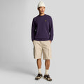 Purple - Pack Shot - Lyle & Scott Mens Crew Neck Sweatshirt