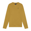 Yellow - Pack Shot - Lyle & Scott Mens Crew Neck Sweatshirt