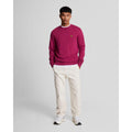 Burgundy - Back - Lyle & Scott Mens Crew Neck Sweatshirt