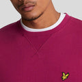 Burgundy - Lifestyle - Lyle & Scott Mens Crew Neck Sweatshirt