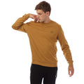 Gold - Front - Lyle & Scott Mens Crew Neck Sweatshirt
