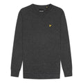 Charcoal - Pack Shot - Lyle & Scott Mens Crew Neck Sweatshirt